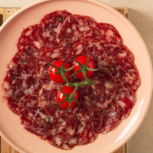  Brindisa Nitrate Free Spanish Salami Iberico Bellota Salchichon Slices