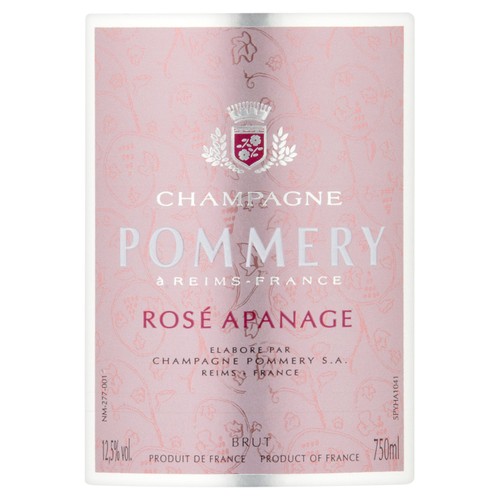 Pommery Apanage Rose Champagne NV