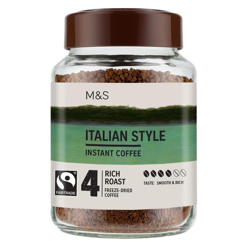 M&S Fairtrade Italian Style Instant Coffee