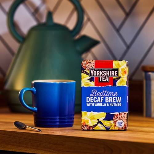Yorkshire Tea Bedtime Decaf Brew, Vanilla & Nutmeg Herbal Tea Bags