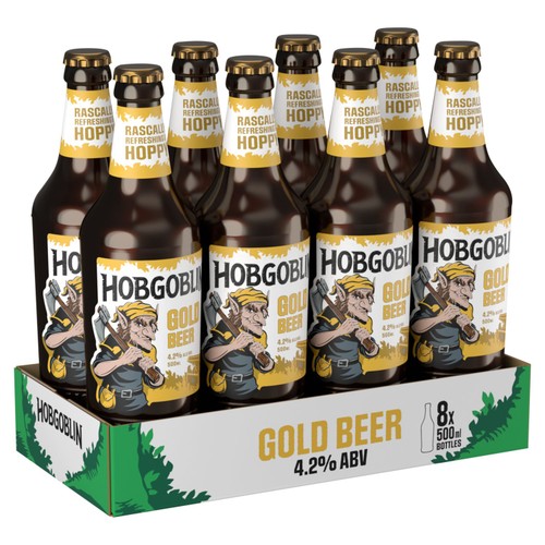 Hobgoblin Gold Ale Beer Bottle