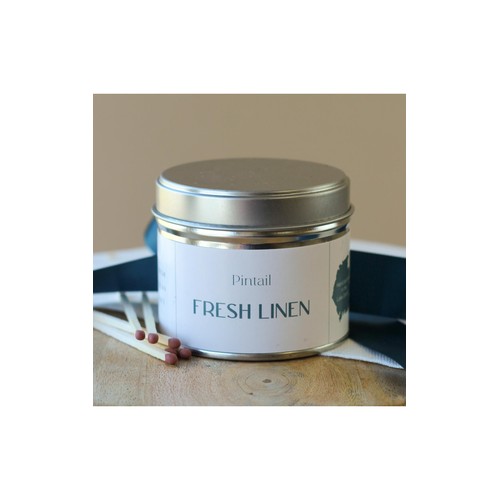Pintail Candles Fresh Linen Classic Tin Candle