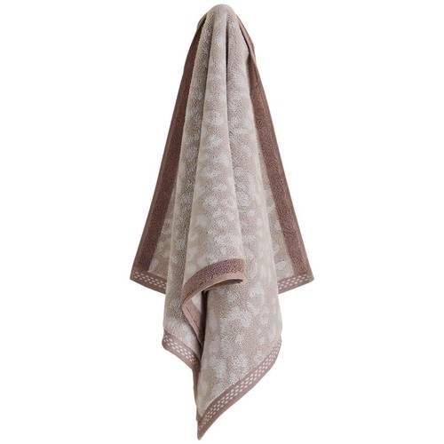 M&S Linen Hand Towel, Leopard Print