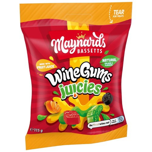 Maynards Bassetts Wine Gums Juicies Sweets Bag