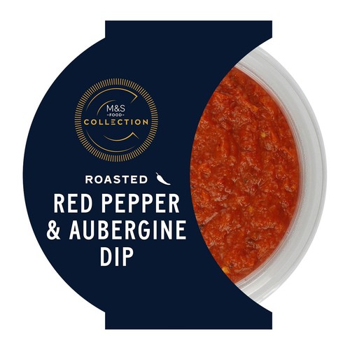 M&S Collection Roasted Red Pepper & Aubergine Dip