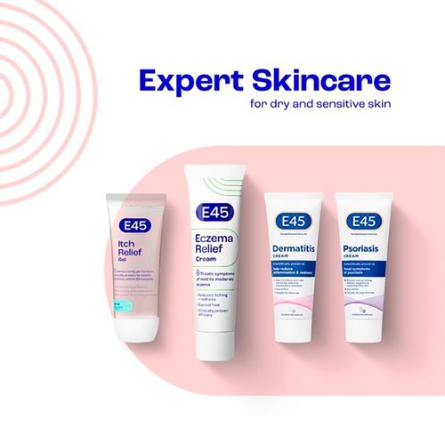 E45 Eczema Relief Cream to Repair Skin Barrier & Soothe Very Dry Skin