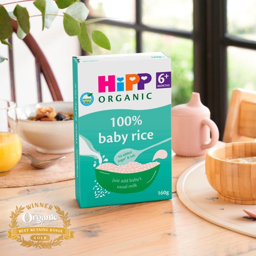 HiPP Organic 100% Baby Rice 6+ Months 