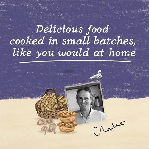 Charlie Bigham's Chicken & Mushroom Ceramic Pie For 1