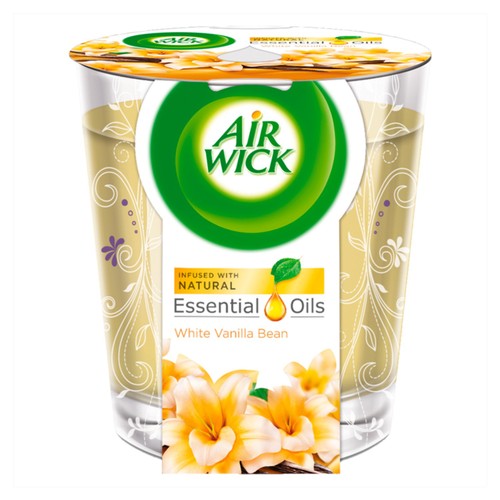 Airwick White Vanilla Bean Candle