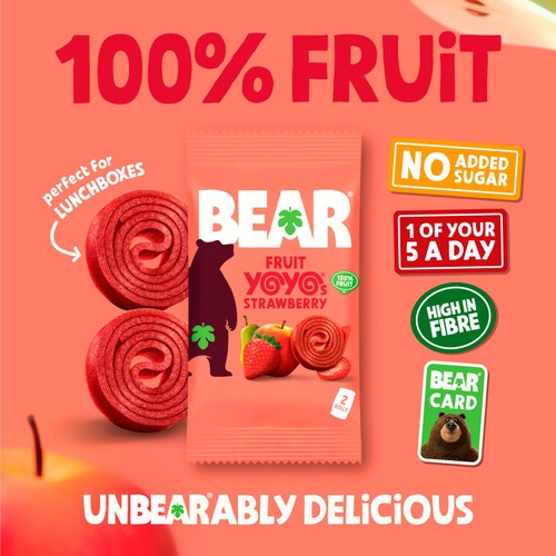 BEAR Fruit Yoyos Strawberry Multipack