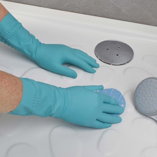 Spontex Soft Hands Cleaning Gloves M/L with Almond Oil & Cotton Lined