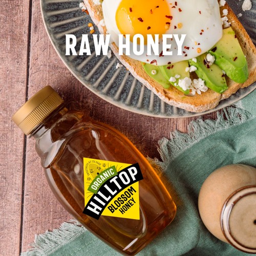 Hilltop Honey Organic Blossom Squeezy 