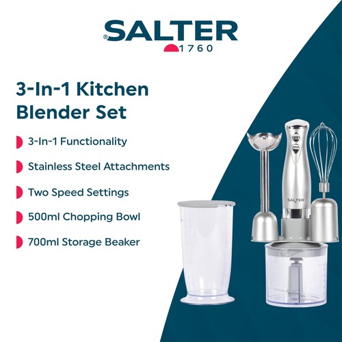 Salter Aspen 3 in 1 Blender Set
