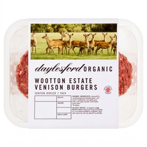 Daylesford Organic Venison Burgers