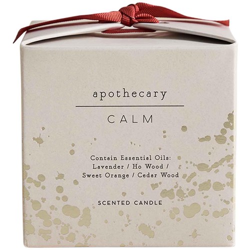 M&S New Calm Box Candle, Amber
