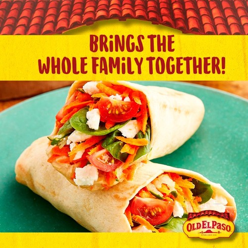 Old El Paso 8 Mild Smoky BBQ Tortilla Pocket Kits 380g