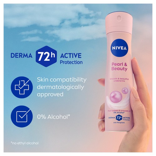 NIVEA Anti-Perspirant Deodorant Spray Pearl & Beauty