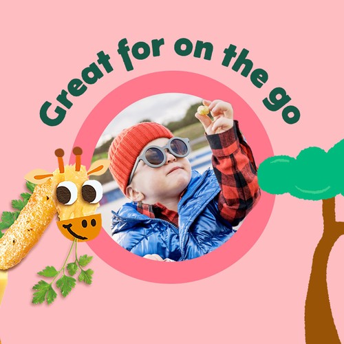 Organix Cheese & Herb Puffs Baby Snack Multipack 12+ Months