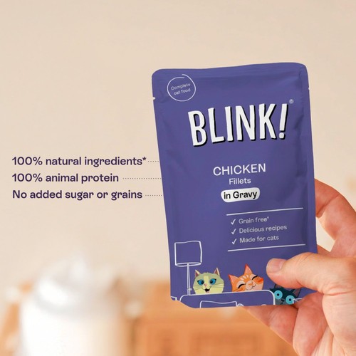 Blink Chicken Fillets in Gravy Bulk Pack
