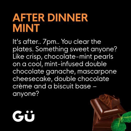 Gu Mint Chocolate Cheesecake Dessert