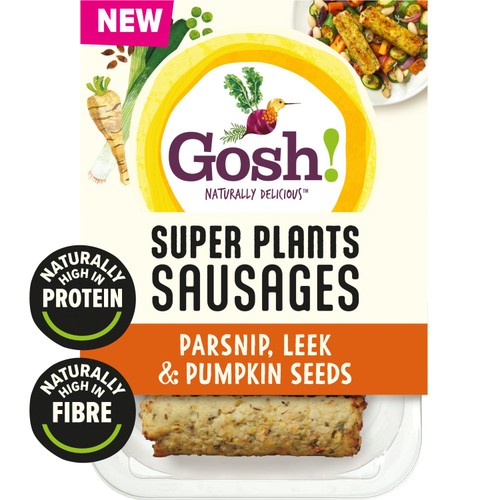 Gosh! Parsnip, Leek & Pumpkin seed Sausages