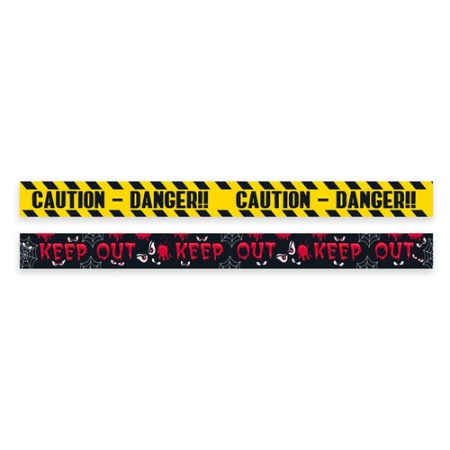 Halloween Warning Tape Decoration 6m