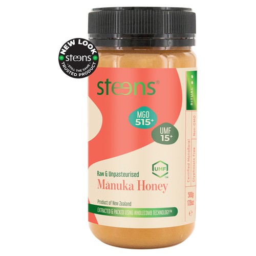 Steens MGO 515+ (UMF15+) Manuka Honey