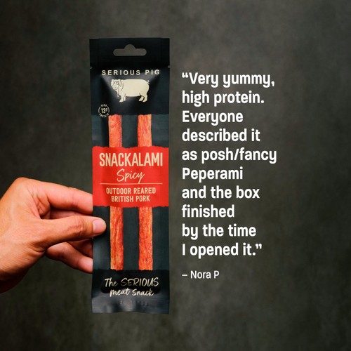 Serious Pig Spicy Salami Snacks