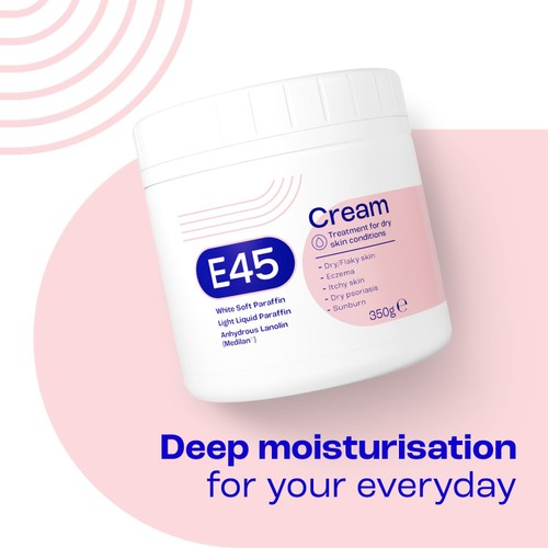 E45 Moisturiser Body Cream for Dry Skin & Eczema