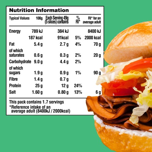 Tofurky Plant Based Deli Slices Italian, Vegan