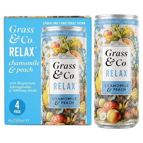 Grass & Co. Liquid RELAX Reishi Nootropic Drink