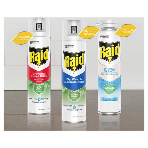 Raid Plant Based Crawling Insect Killer Aerosol Spray