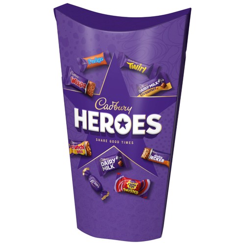 Cadbury Heroes Chocolate Carton