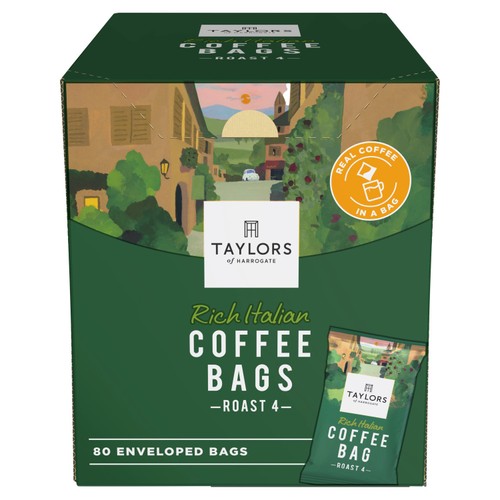 Taylors Of Harrogate Rich Italian Ground Coffee Bags