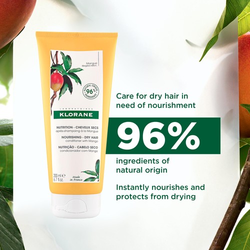 Klorane Nourishing Conditioner with Mango for Dry Hair