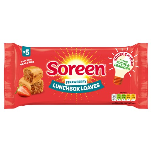 Soreen Lunchbox Loaves Strawberry