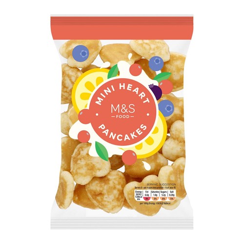 M&S 24 Mini Heart Pancakes