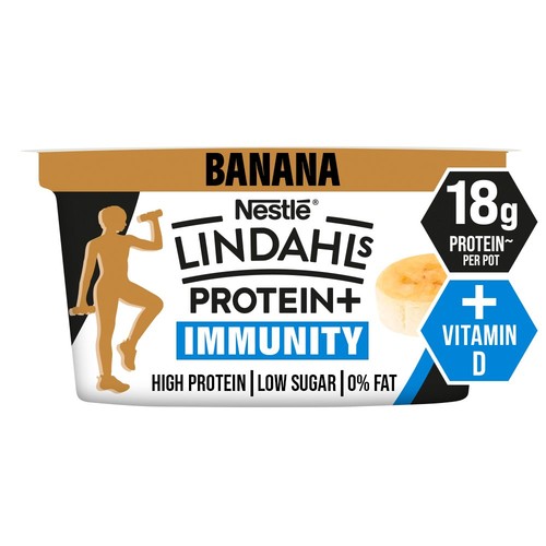 Lindahls Protein Banana Immunity Yoghurt