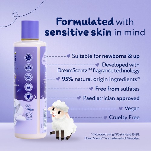 Childs Farm SlumberTime Bath Soak, Lavender & Moon Milk