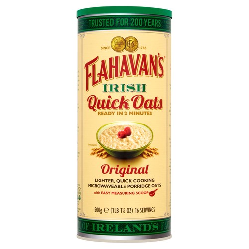 Flahavan's Irish Microwaveable Quick Oats Drum