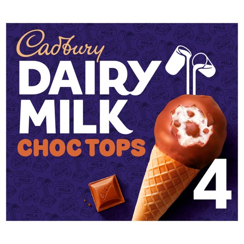 Cadbury Choc Top Ice Cream Cones