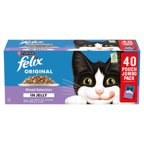 Felix Original Mixed Selection in Jelly Wet Cat Food