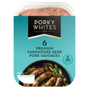 Porky Whites Farmhouse Herb Sausages