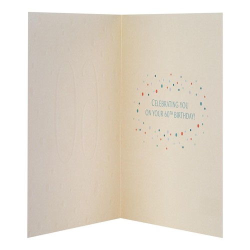 M&S 60th Birthday Card