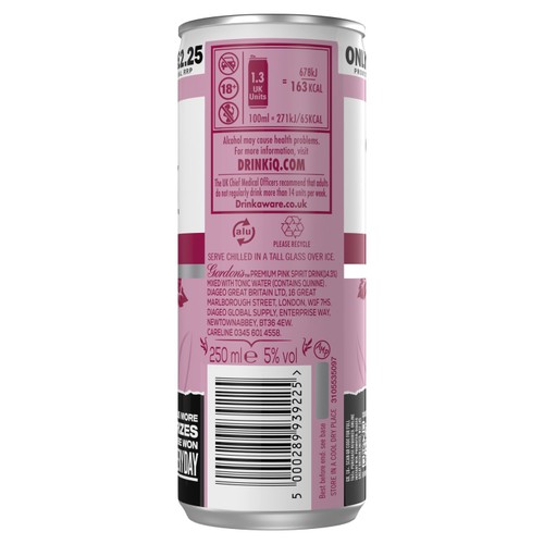 Gordon's Pink Gin & Tonic Can