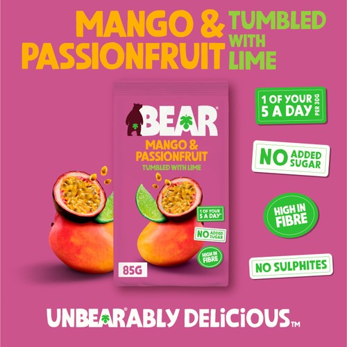 BEAR Fruit Dried Mango & Passionfruit