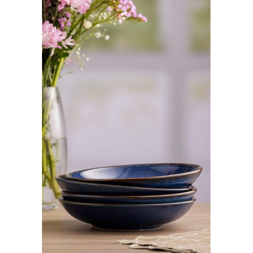 Mason Cash Reactive Blue Pasta Bowl