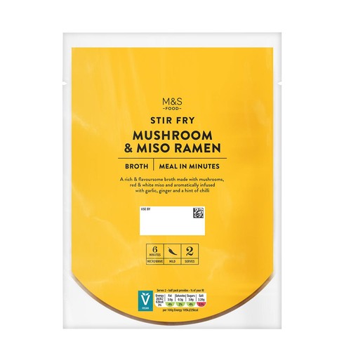 M&S Mushroom & Miso Ramen Broth