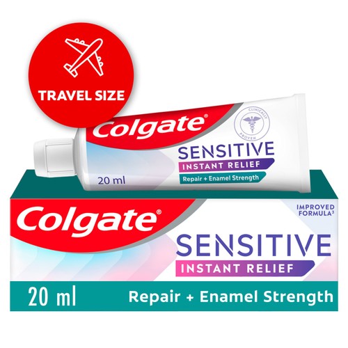Colgate Sensitive Instant Relief Travel Toothpaste 20ml