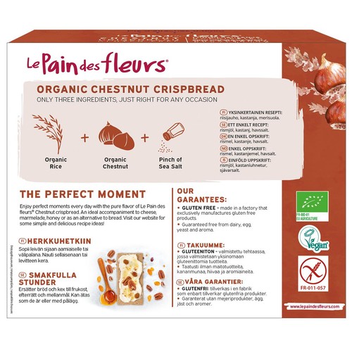 Le Pain des Fleurs Chestnut Crispbread
